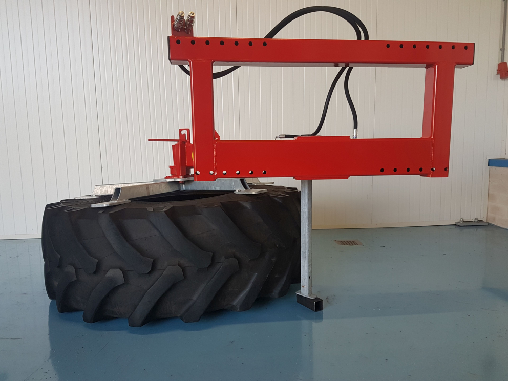 Image de Einfache Silageschieber mit einem Rad